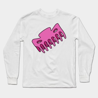 Pink Hair Clip Long Sleeve T-Shirt